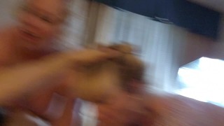 2 Blonde cougars work over a massive cock pt3 (HoneyButter and Tori J) – Free HD MILF Porn