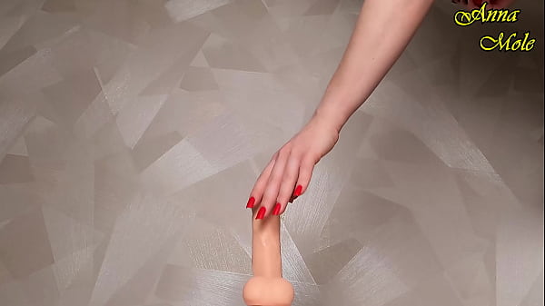 Hot MILF in sexy red fishnets prepared a dildo and enjoyed a long ride on this cock – Free HD MILF Porn