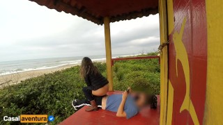 Like a baywatch – quickie sex on the public beach – Free HD MILF Porn