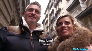 Public Agent very sexy wife and milf has indecent proposal in front of her husband – Free HD MILF Porn